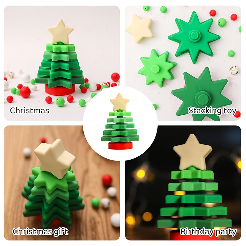 Silicone Stacking Christmas Tree
