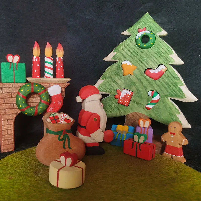 Christmas Wood Figures