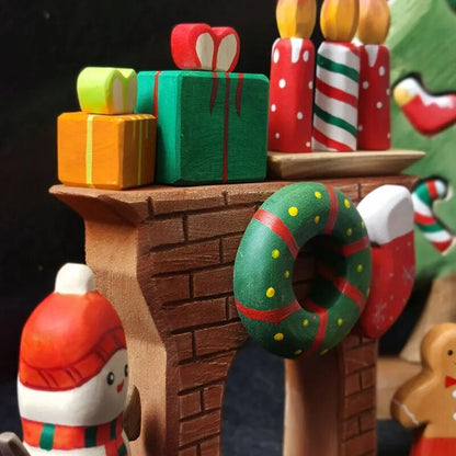 Christmas Wood Figures