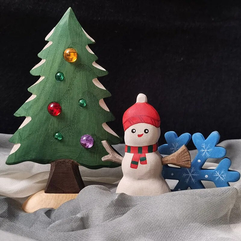 Christmas Wood Figures