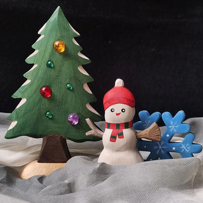 Christmas Wood Figures
